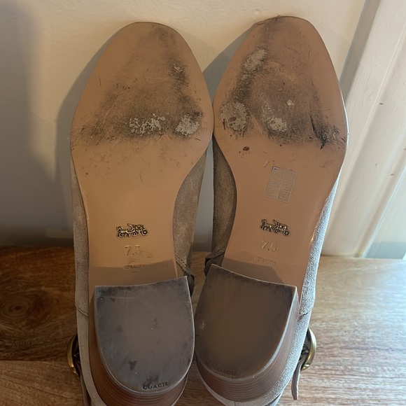 Coach Chrystie Suede Bootie | Size 7.5 | Oat - Picture 14 of 16